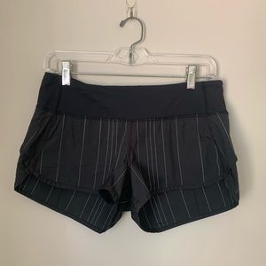 Lululemon size 6 track shorts
